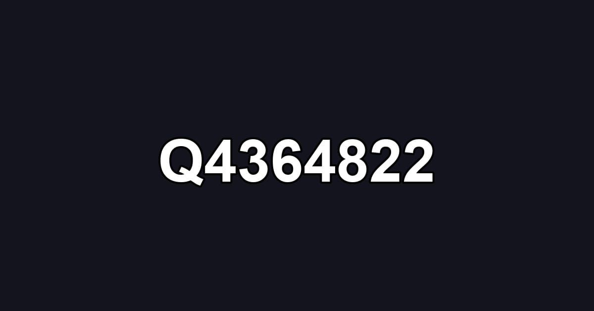 Q4364822