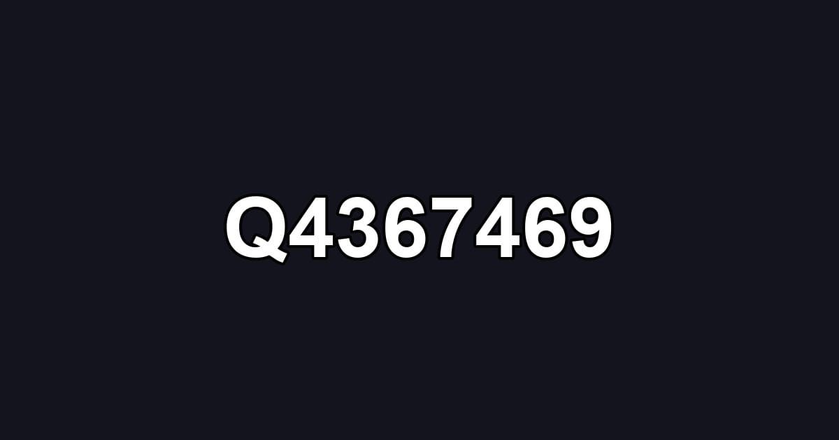 Q4367469