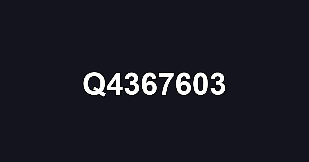 Q4367603