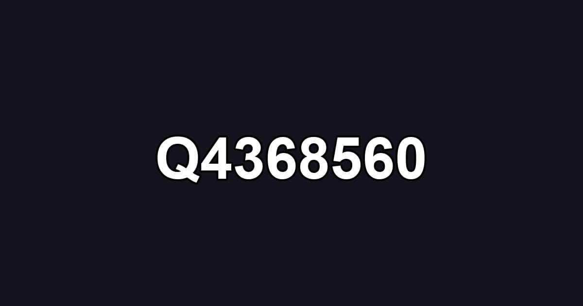 Q4368560