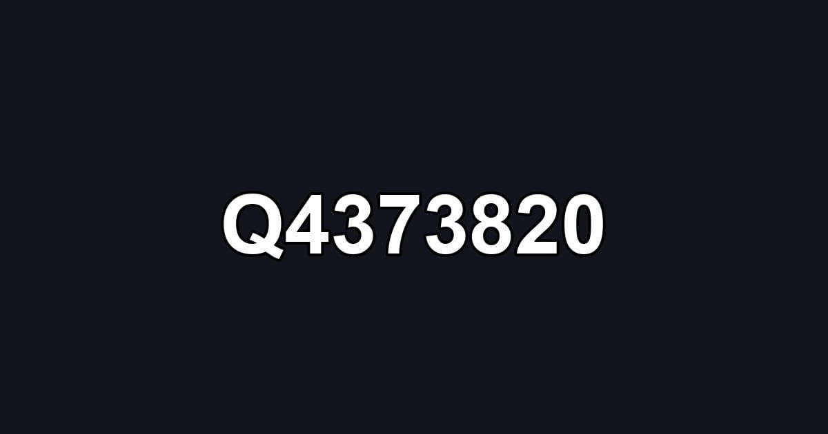 Q4373820