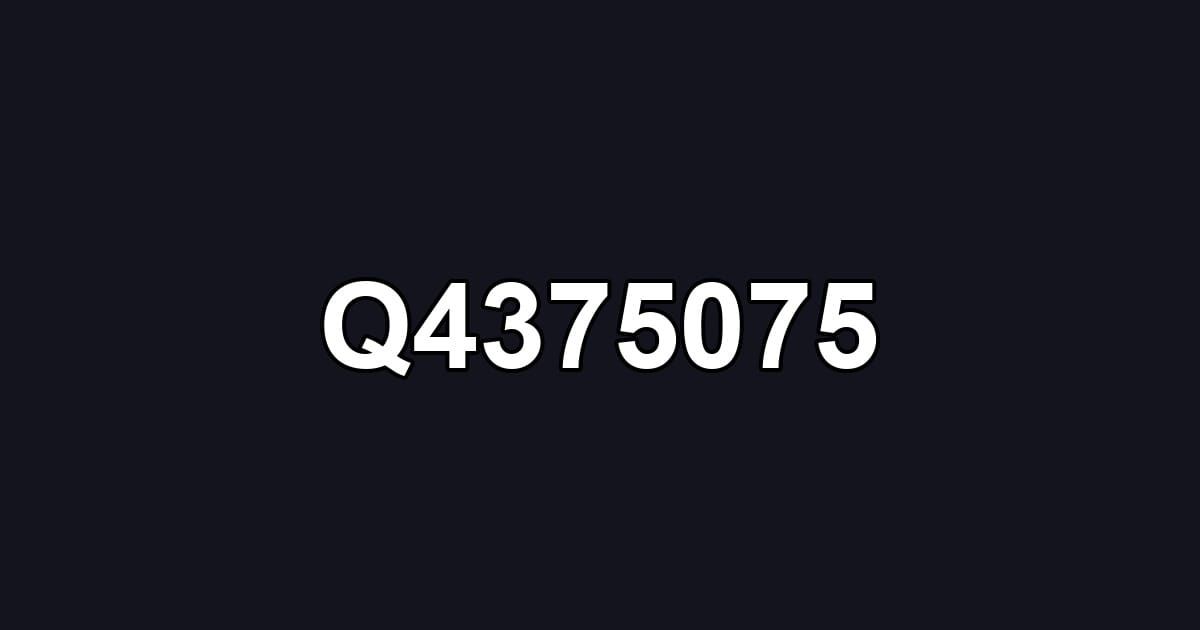 Q4375075
