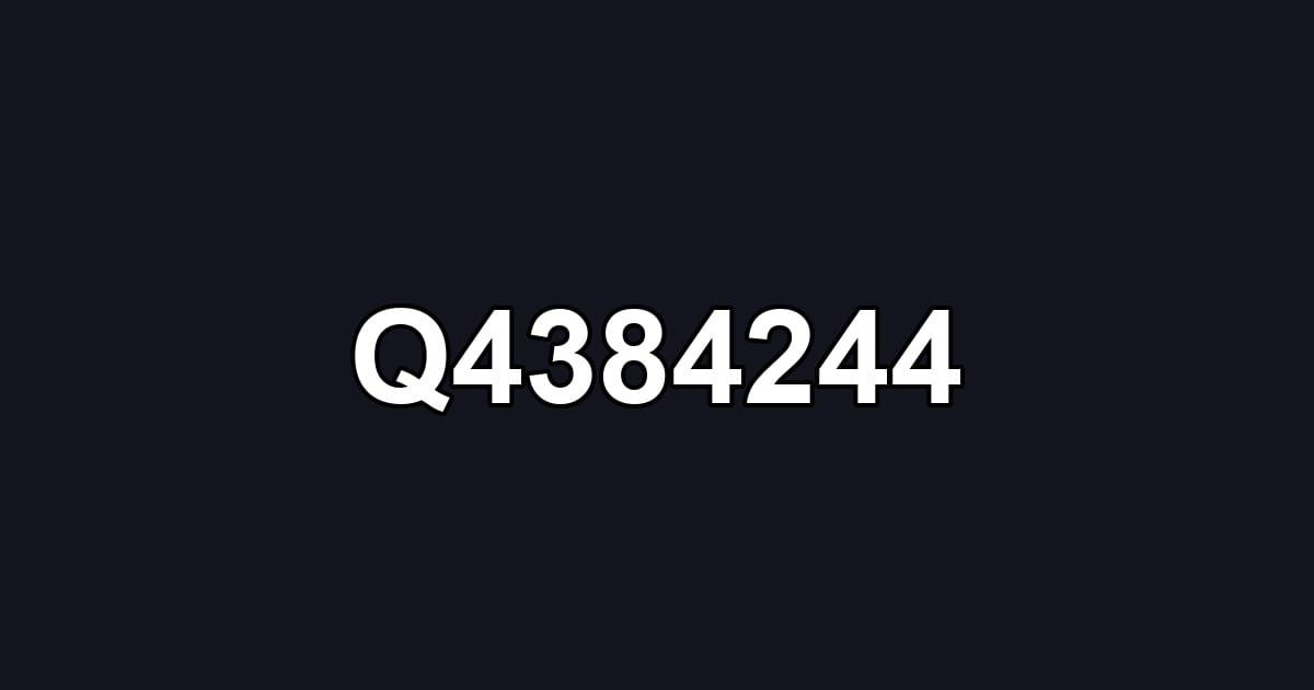 Q4384244