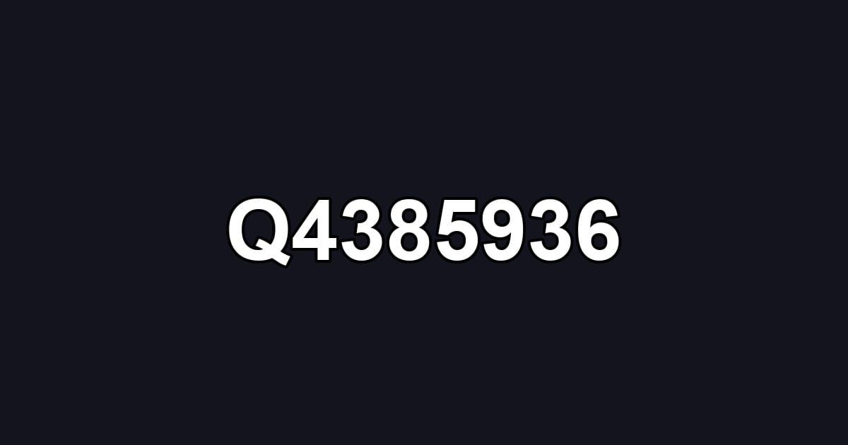 Q4385936