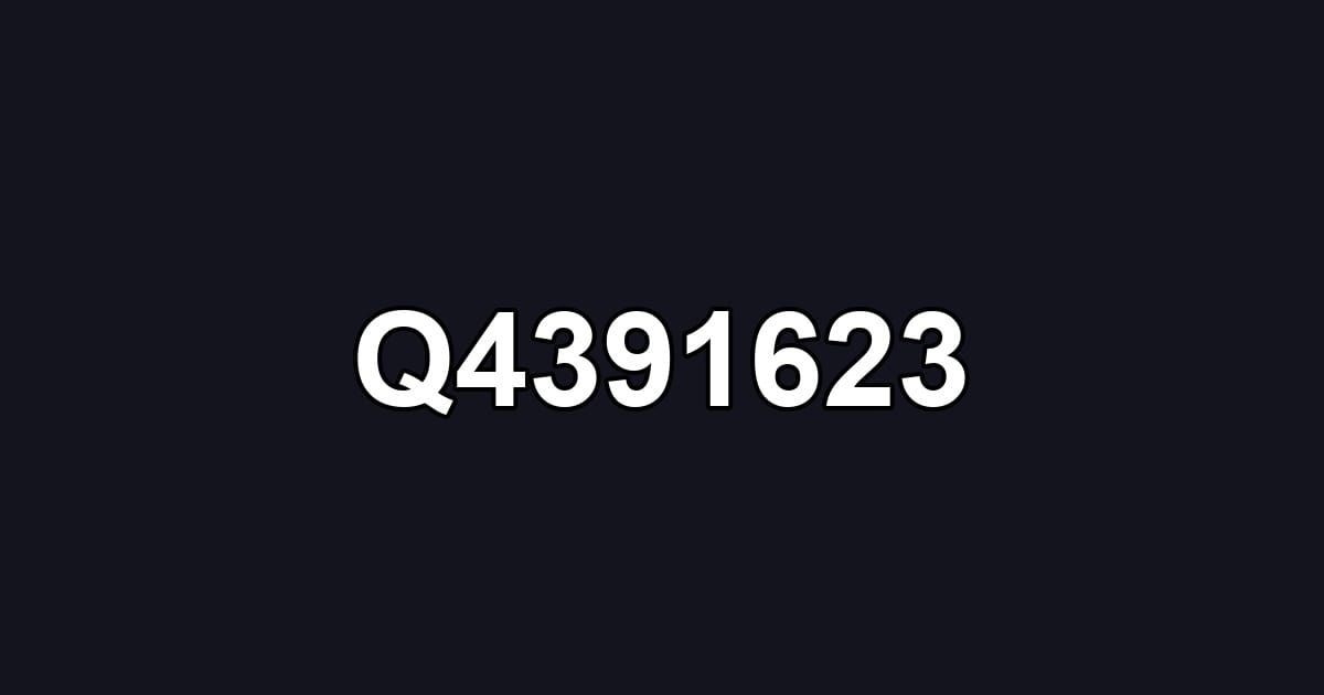 Q4391623