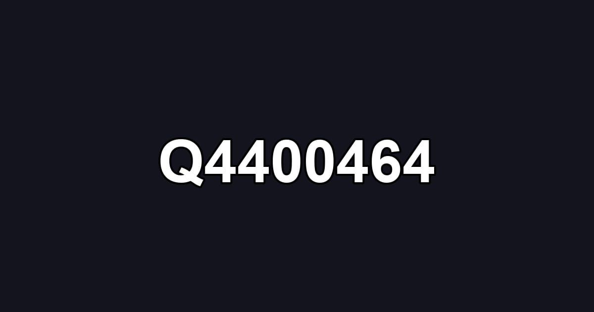 Q4400464