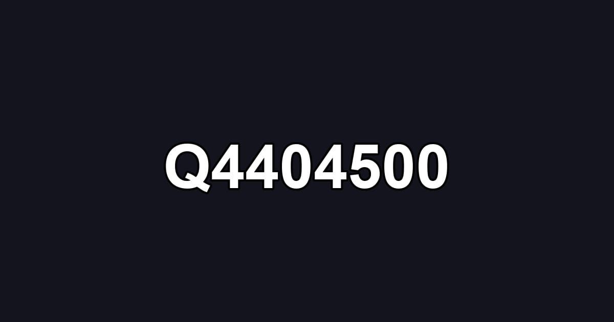 Q4404500