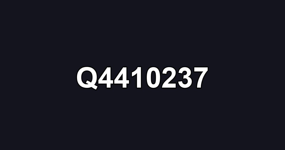 Q4410237
