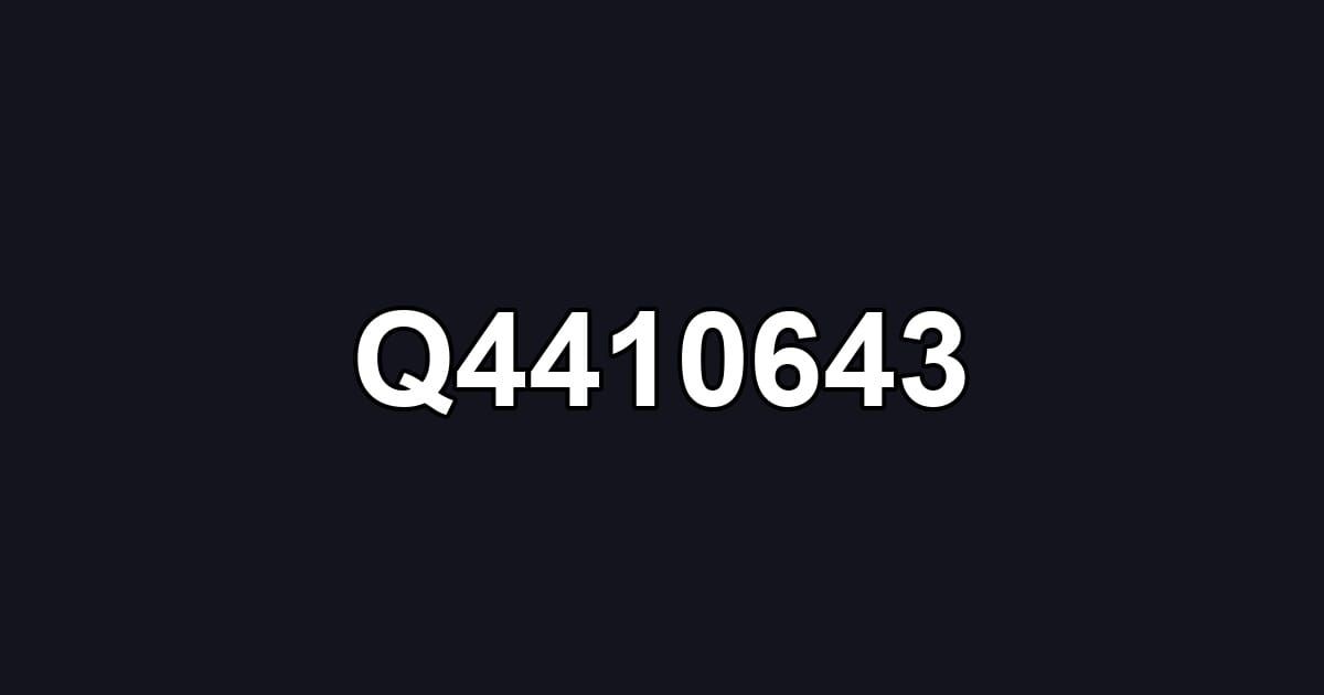 Q4410643