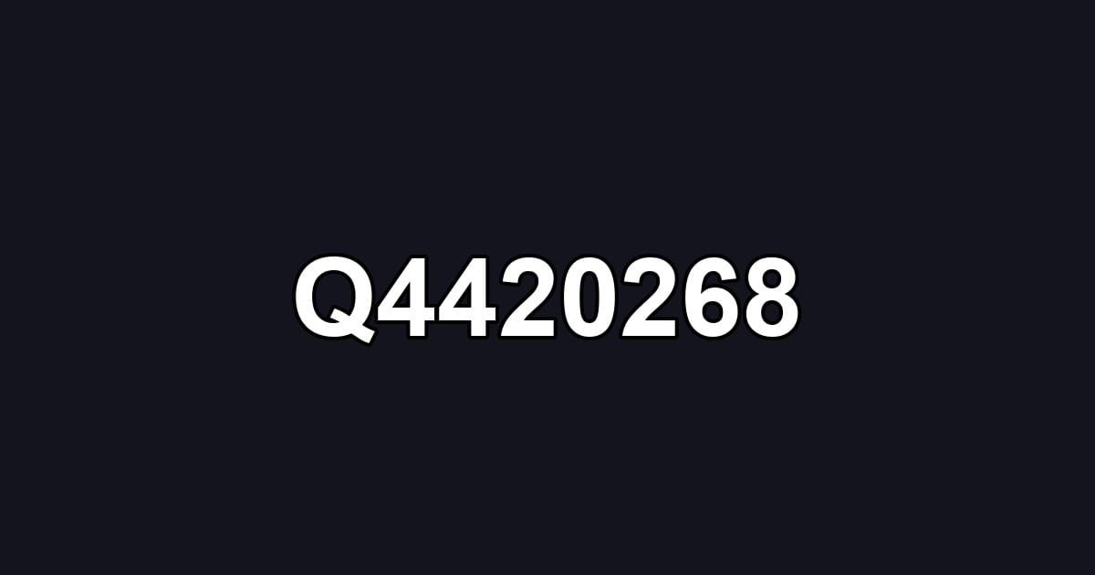 Q4420268