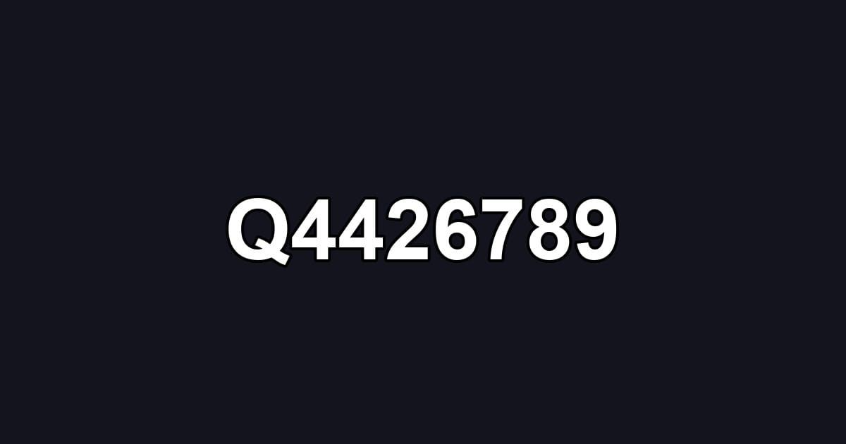 Q4426789