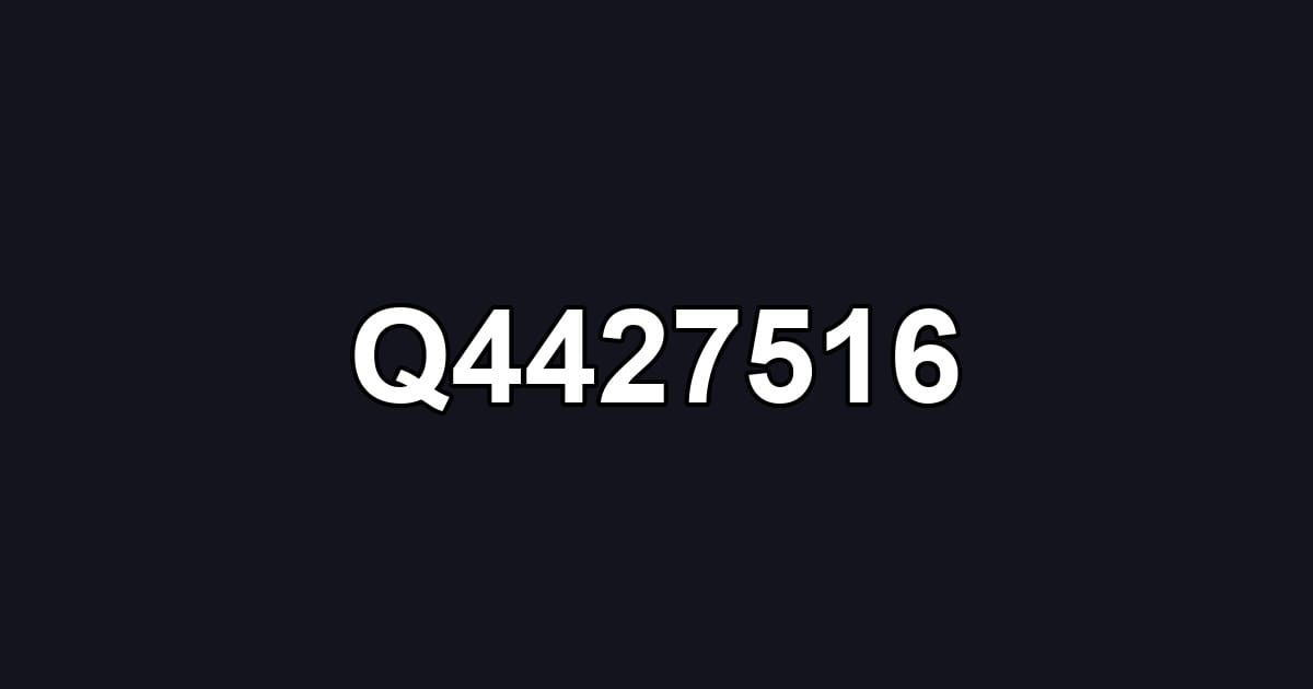 Q4427516