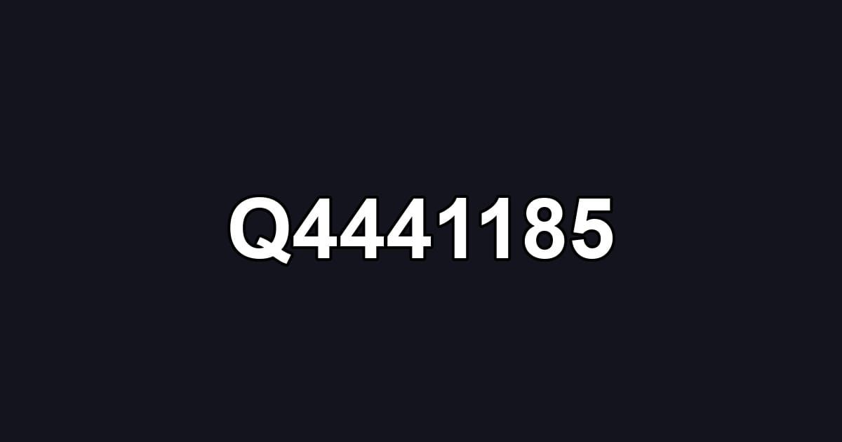 Q4441185