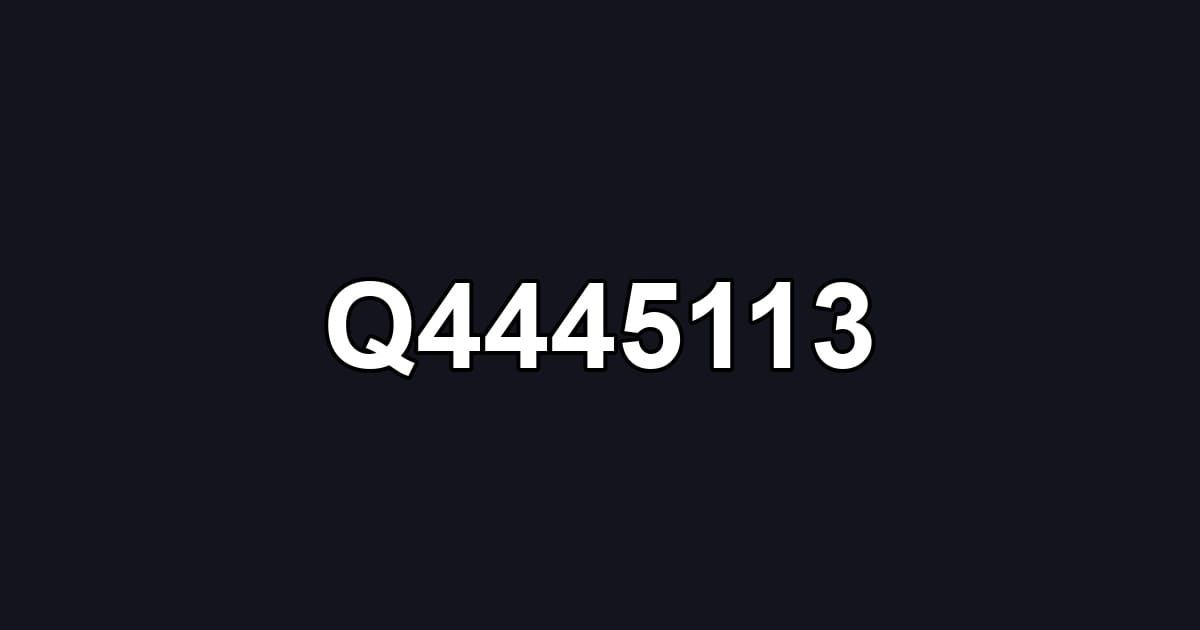 Q4445113