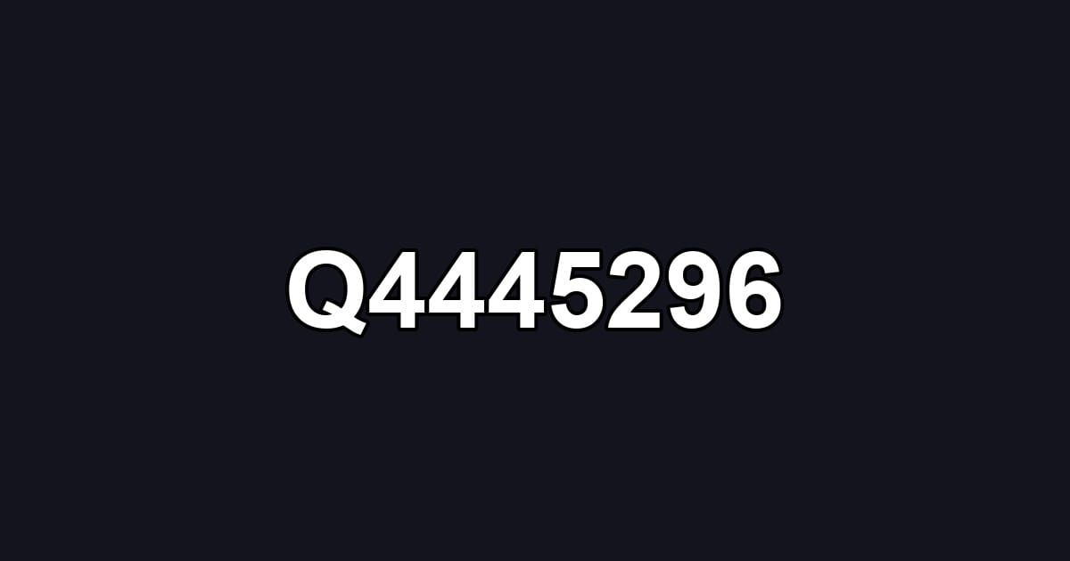 Q4445296