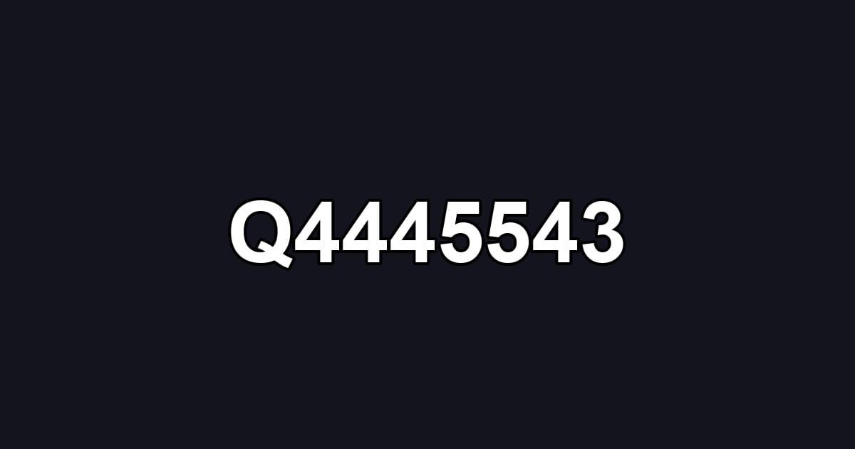 Q4445543