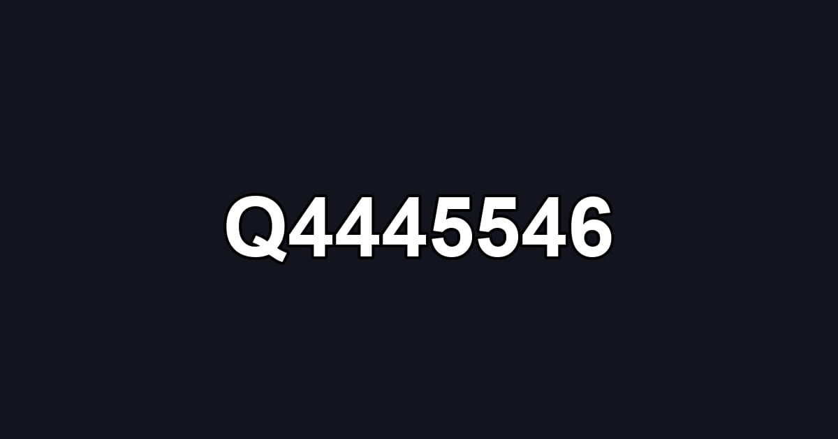 Q4445546