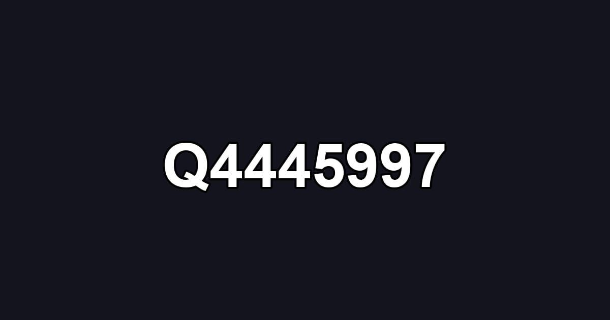 Q4445997