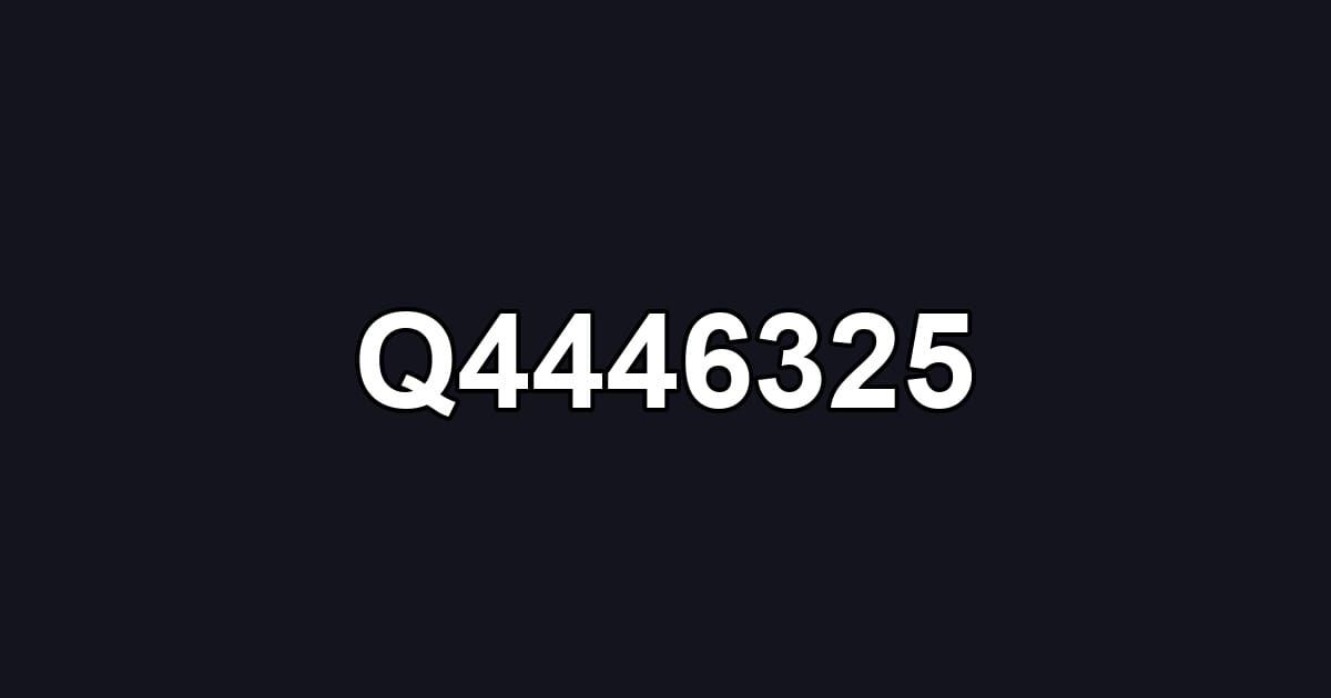 Q4446325