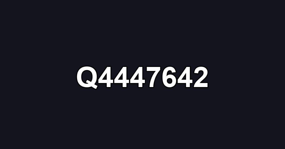 Q4447642