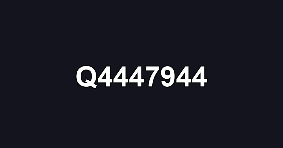 Q4447944