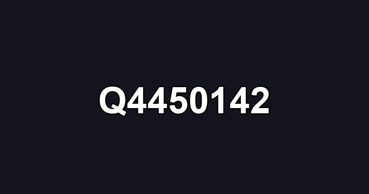 Q4450142