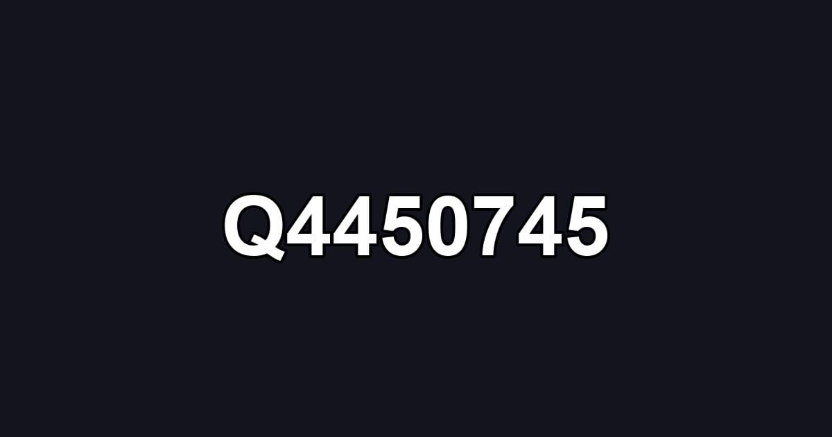 Q4450745