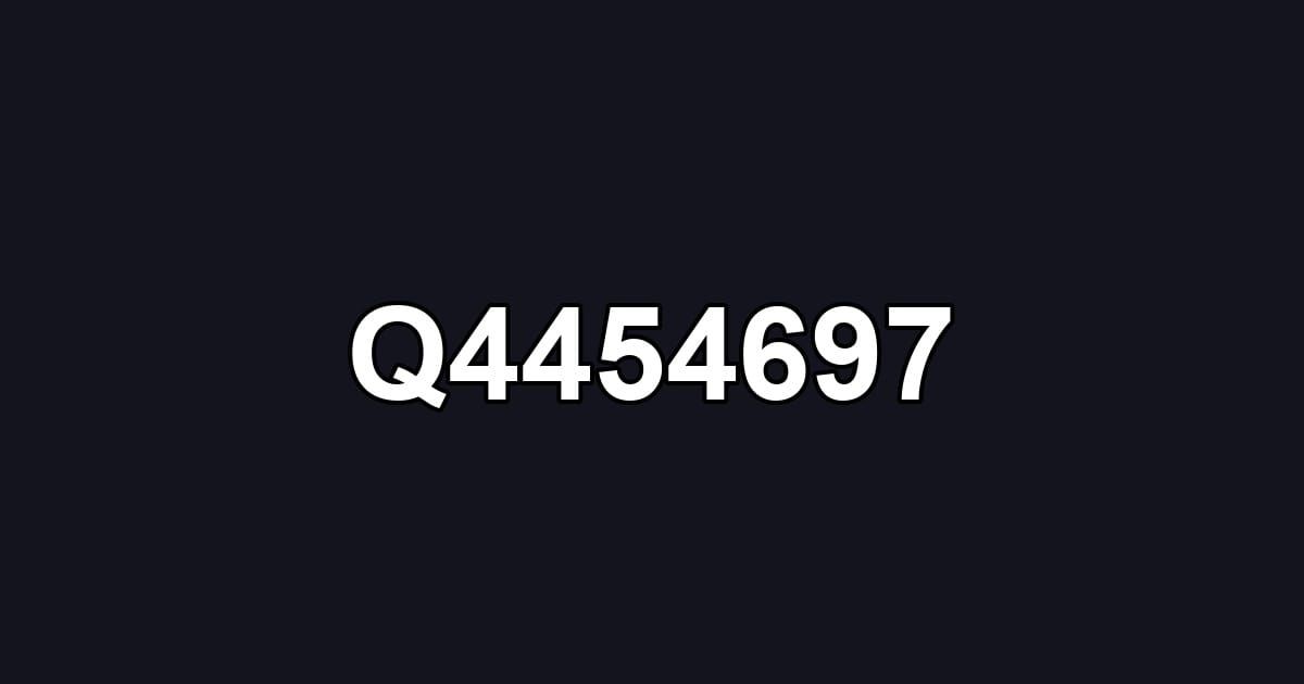 Q4454697