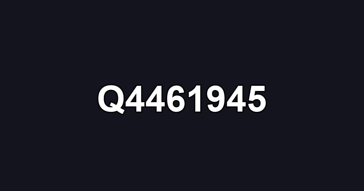 Q4461945