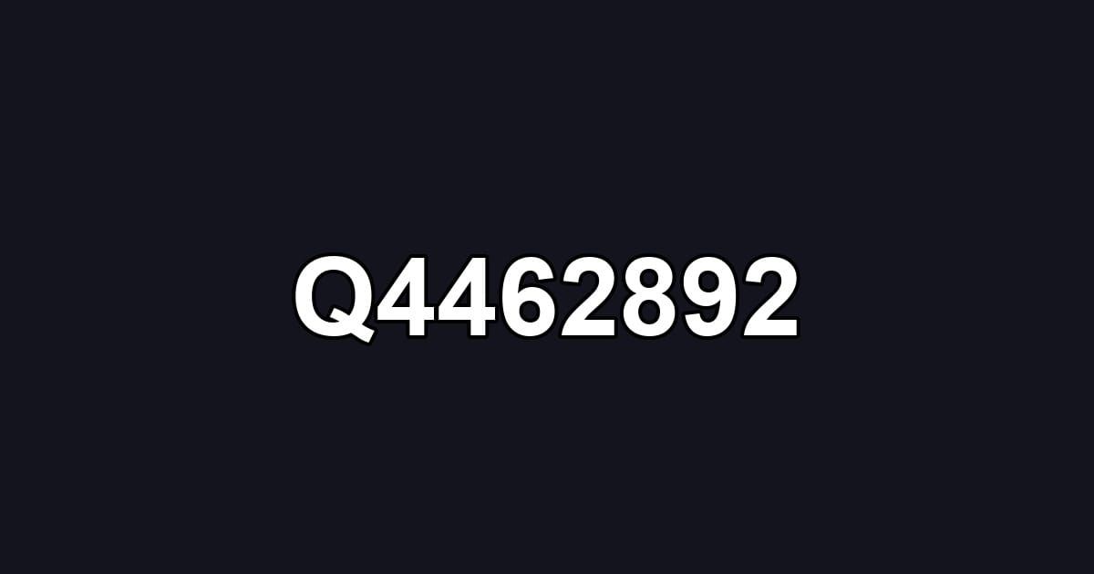 Q4462892