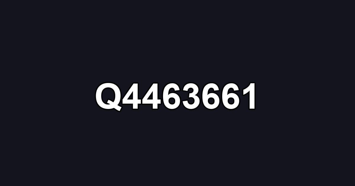 Q4463661