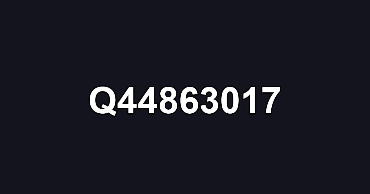 Q44863017