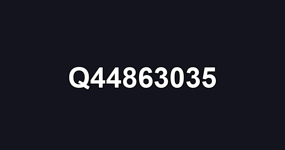 Q44863035