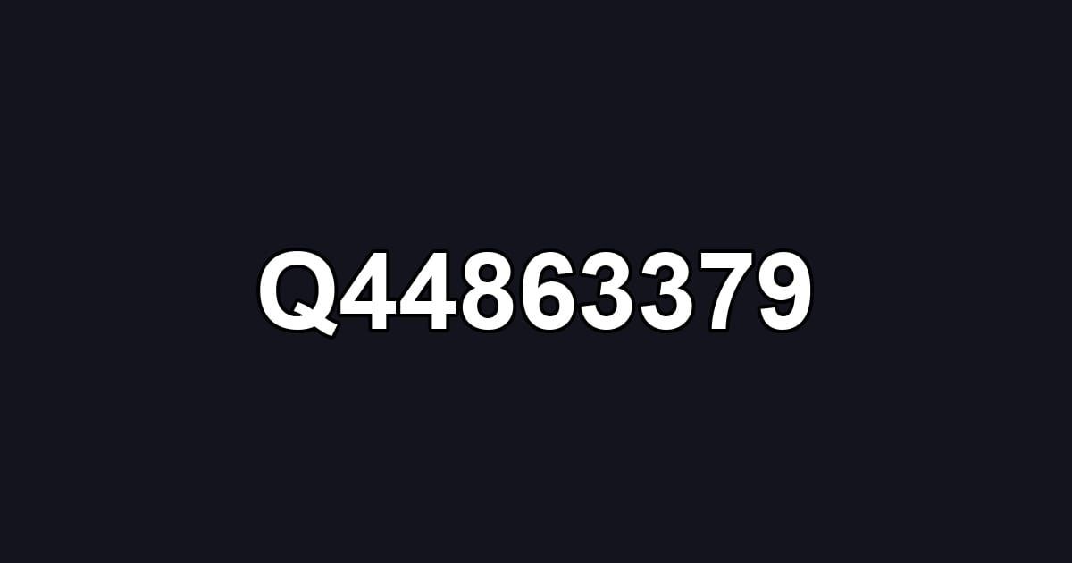 Q44863379