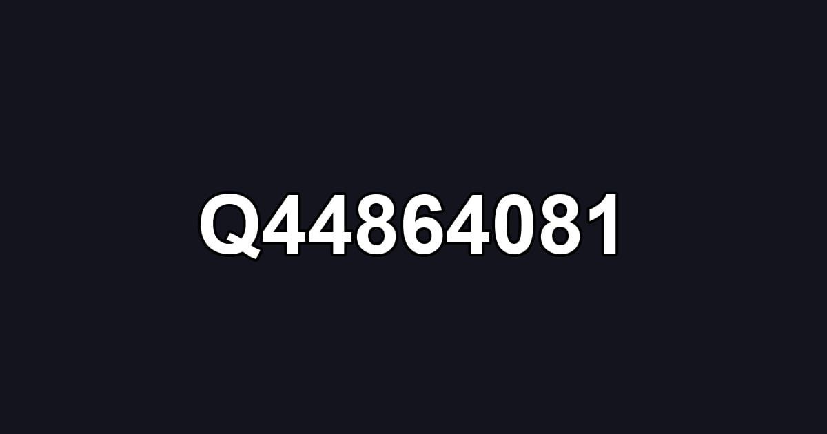 Q44864081