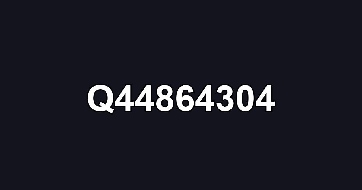 Q44864304