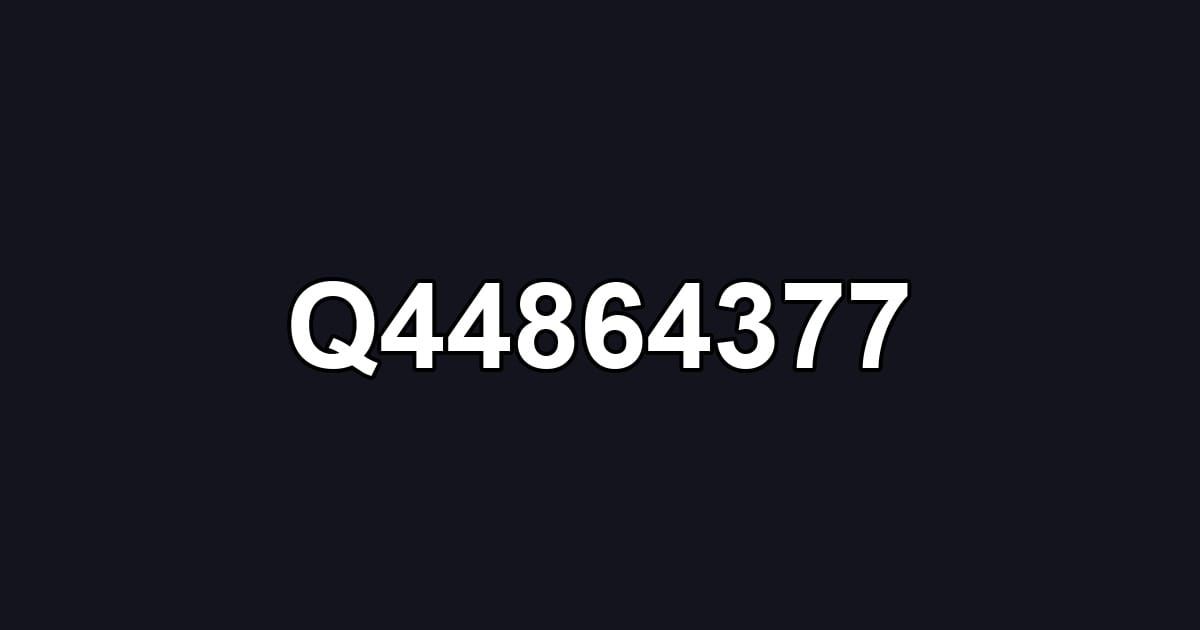Q44864377