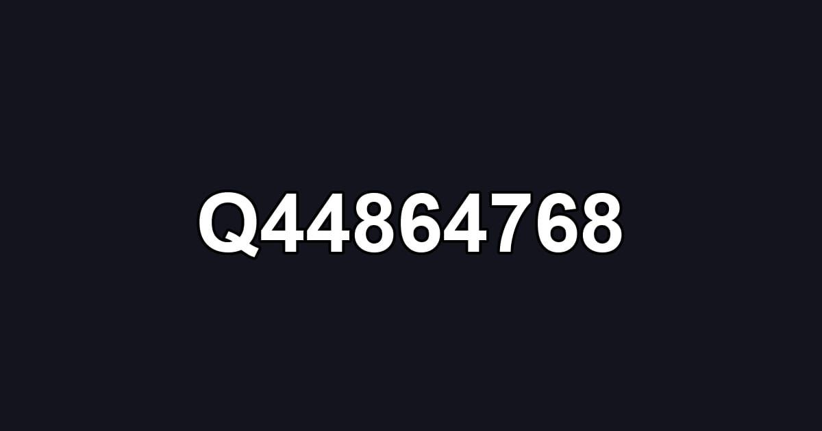 Q44864768