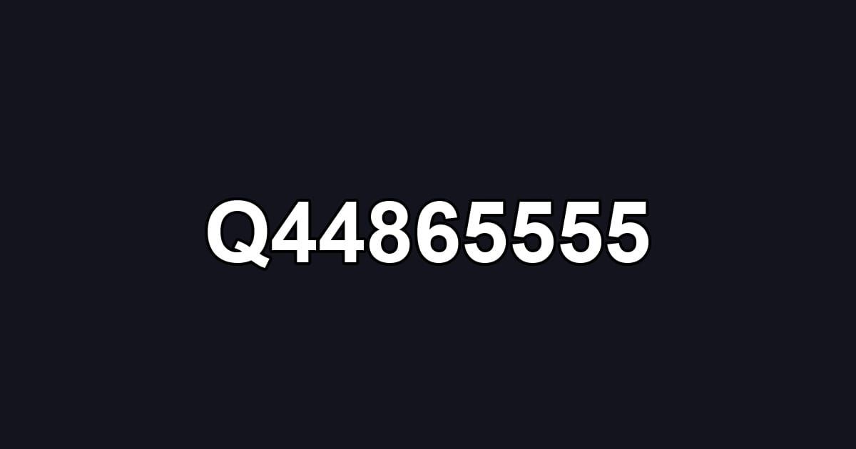 Q44865555