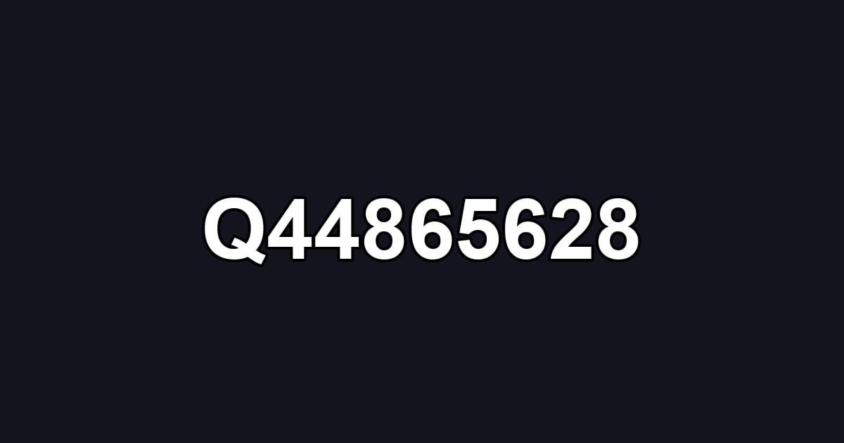 Q44865628