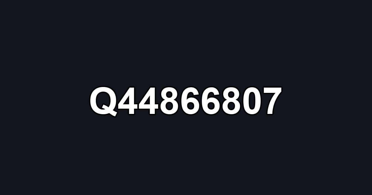Q44866807