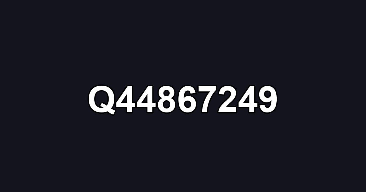 Q44867249