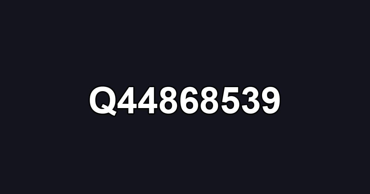 Q44868539