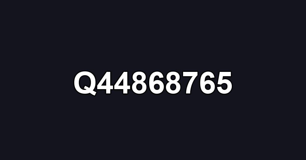 Q44868765