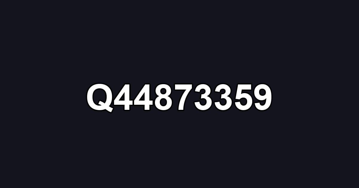 Q44873359
