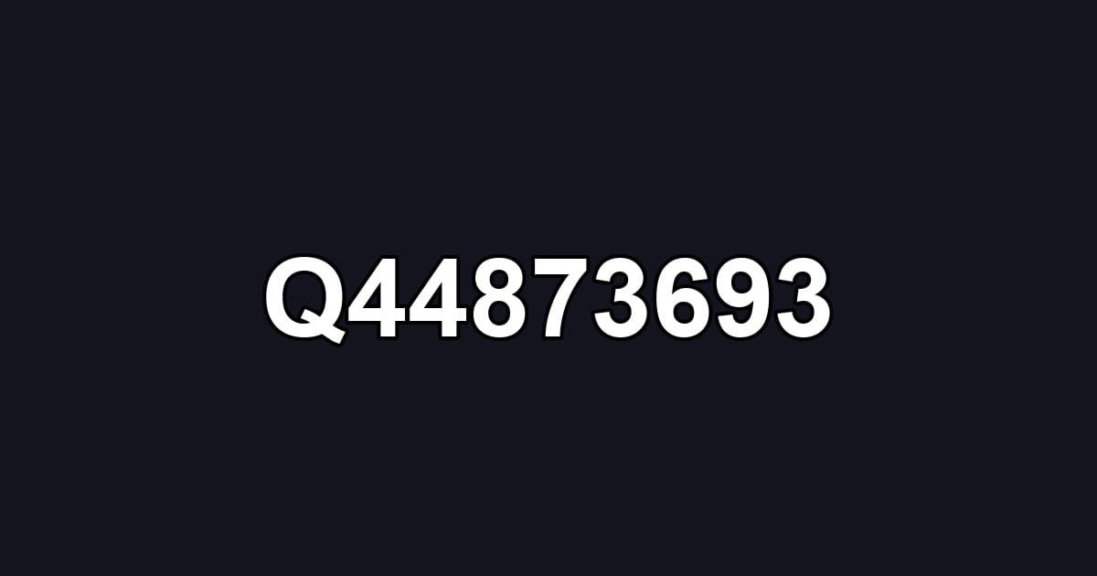 Q44873693