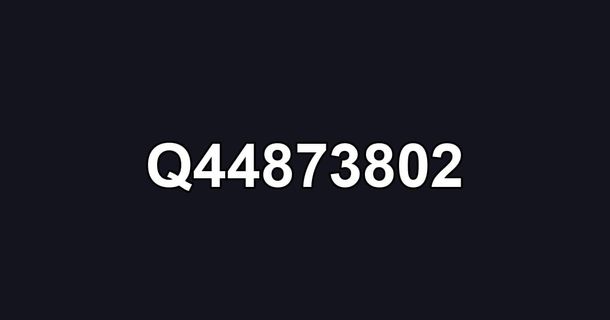 Q44873802