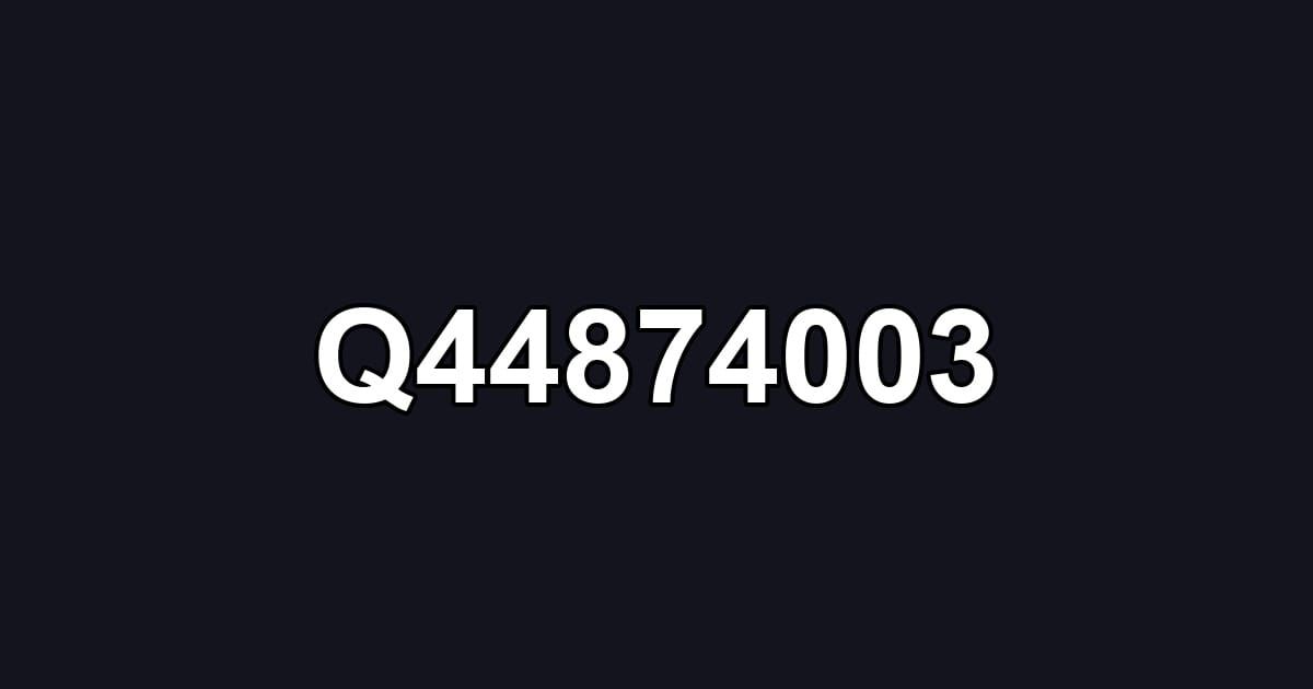 Q44874003