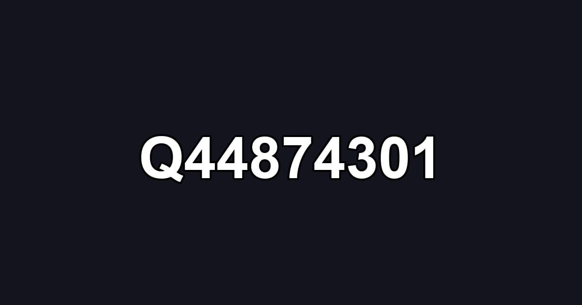 Q44874301