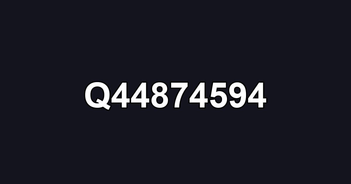 Q44874594
